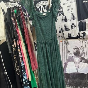 Max Studio Forest Green Maxi Dress